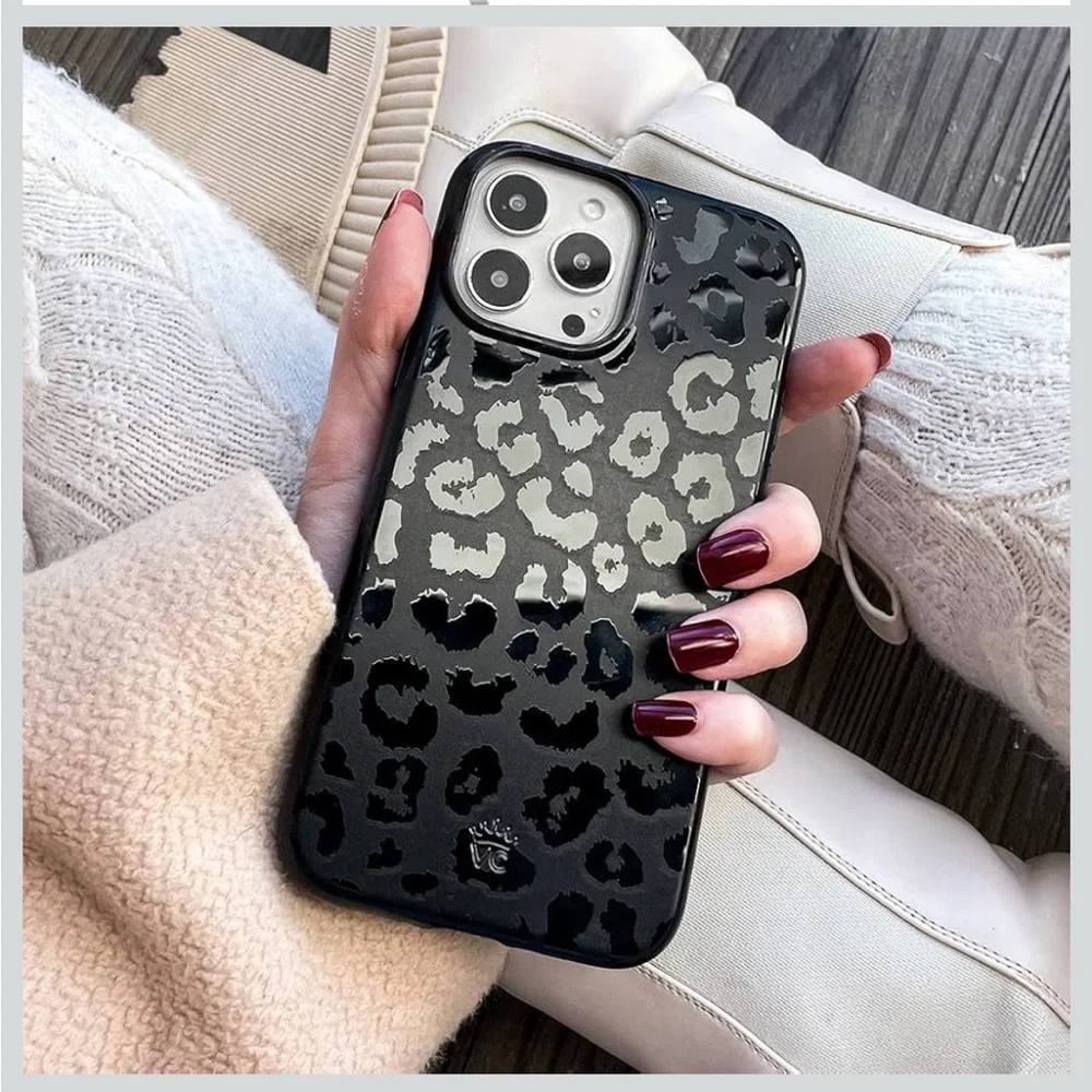 Velvet Caviar Black Leopard iPhone Case 13 Pro Max
